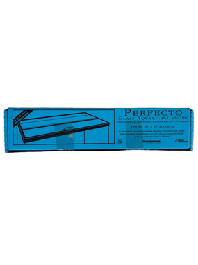 New Perfecto Glass Aquarium Canopy Designed to fit 20"x10" Aquariums